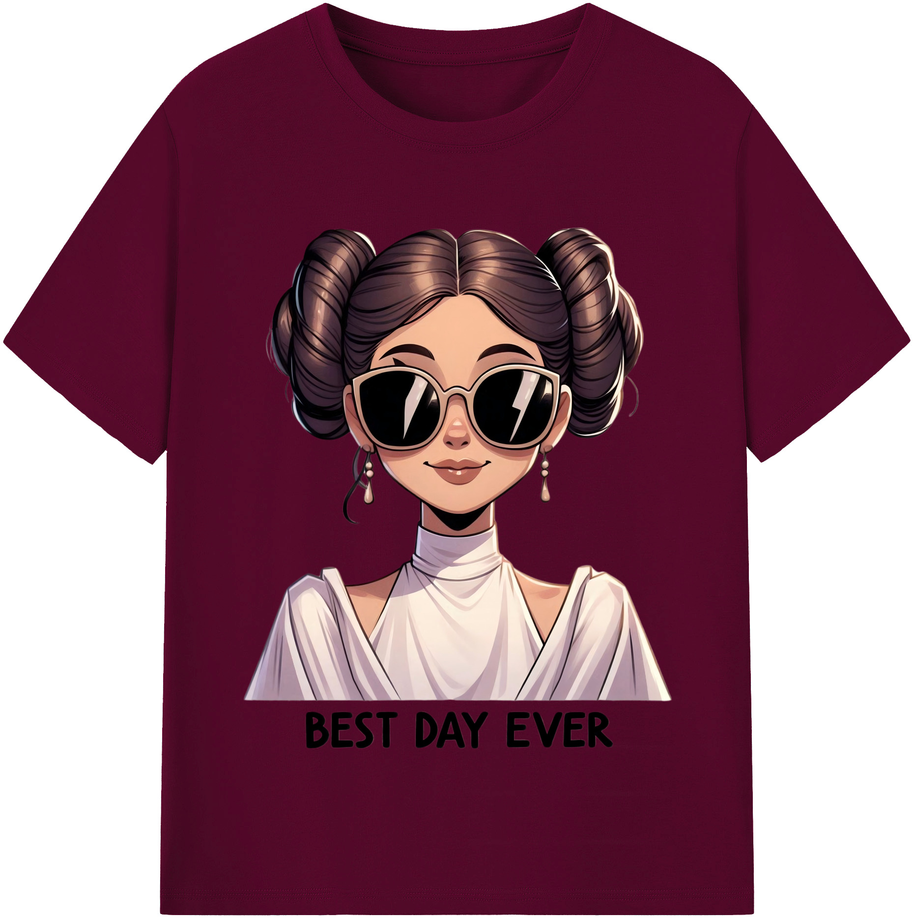 （画像用） スター・ウォーズ Star Wars レディースカジュアルプリントTシャツ（綿100％）